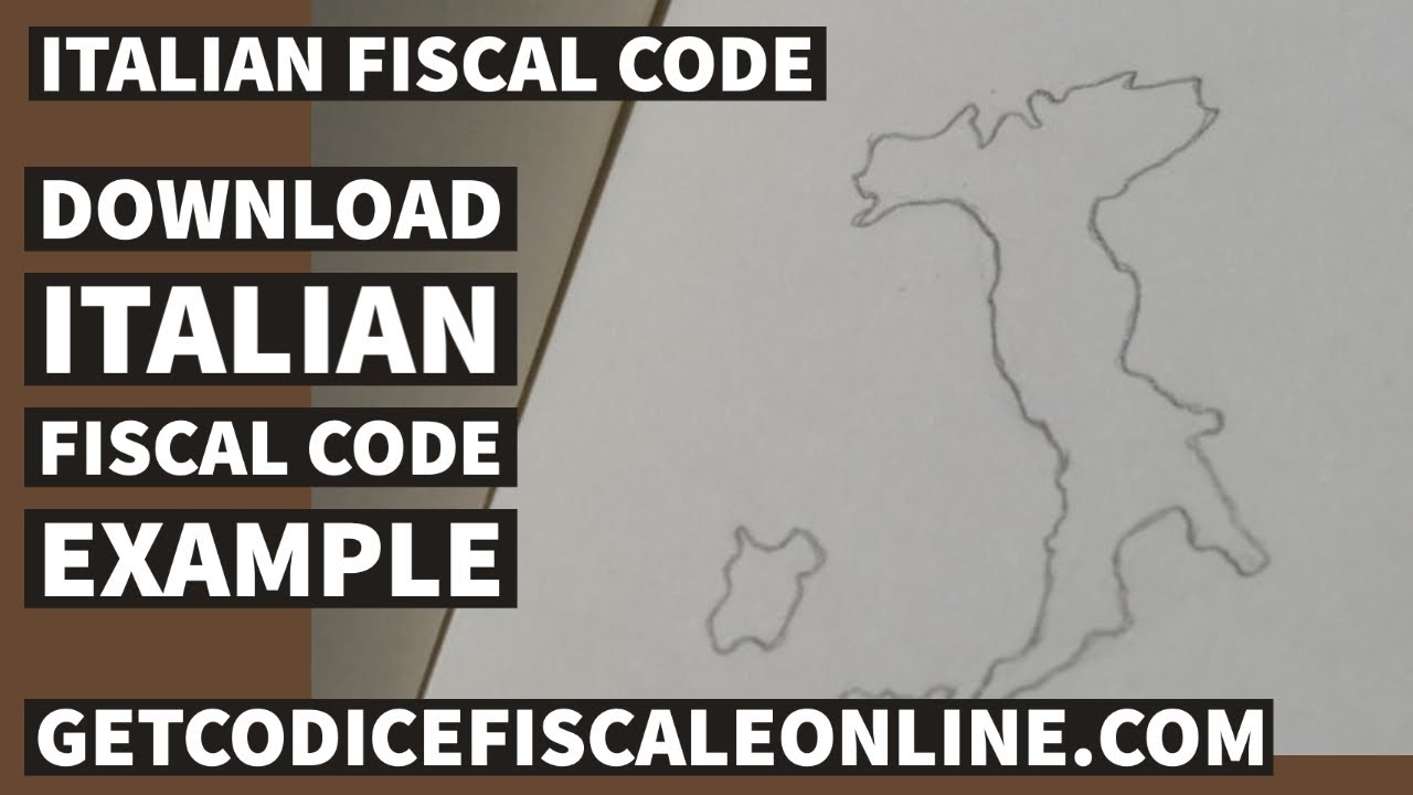 Italian Fiscal Code Example – download