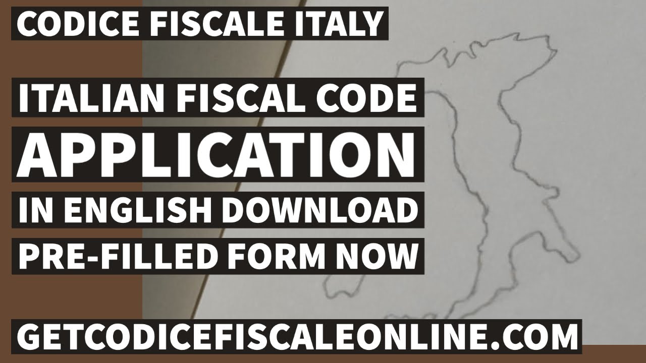 Italian Fiscal Code application in English – download now