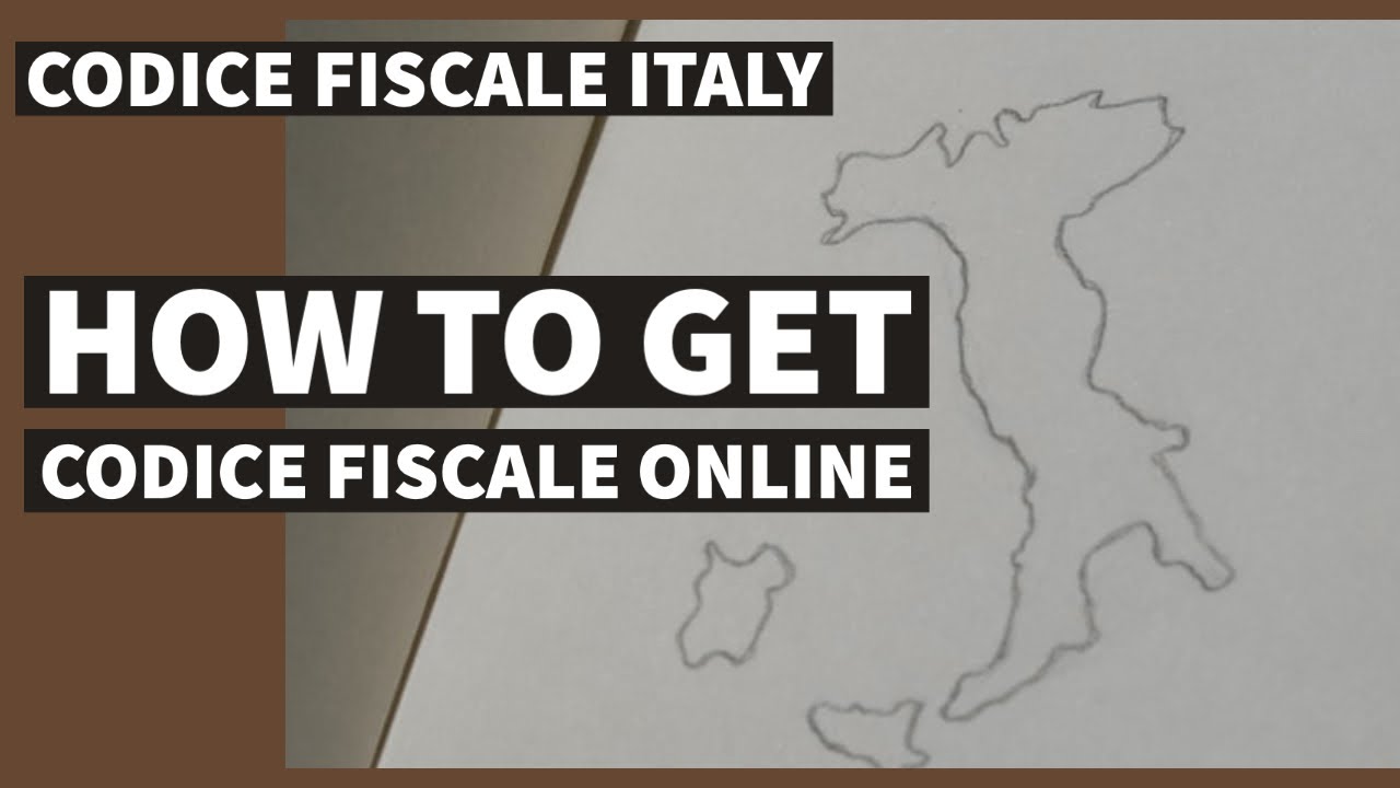 Get Codice Fiscale online – Codice Fiscale Italy