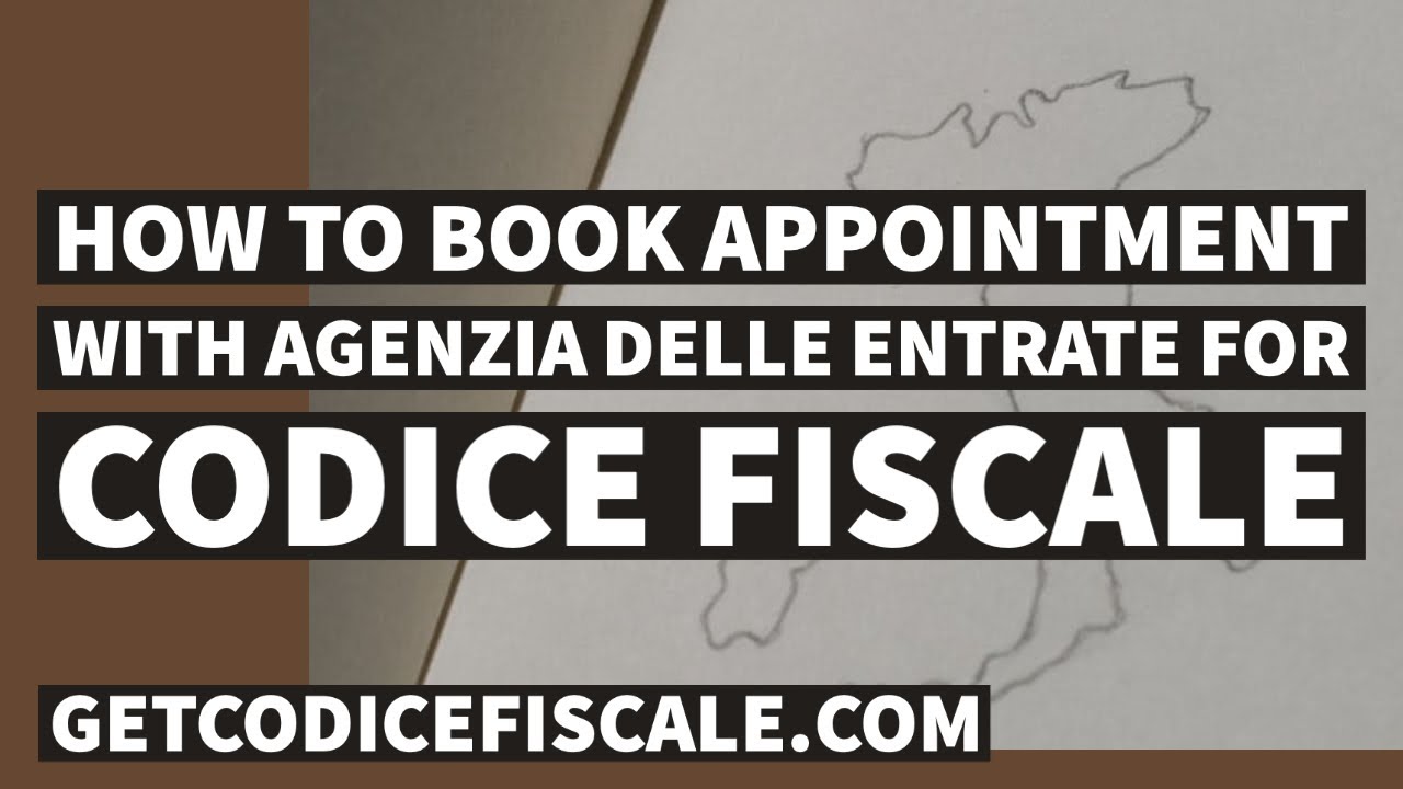 How to book an appointment online to get Codice Fiscale